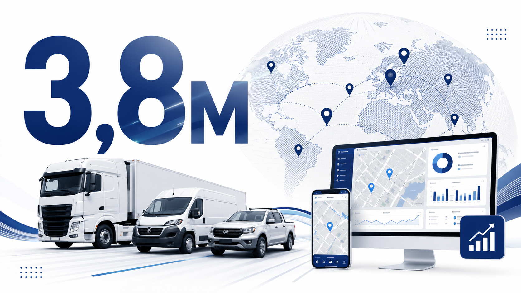 Weltweite Telematik- und GPS-Tracking-Plattform im Einsatz