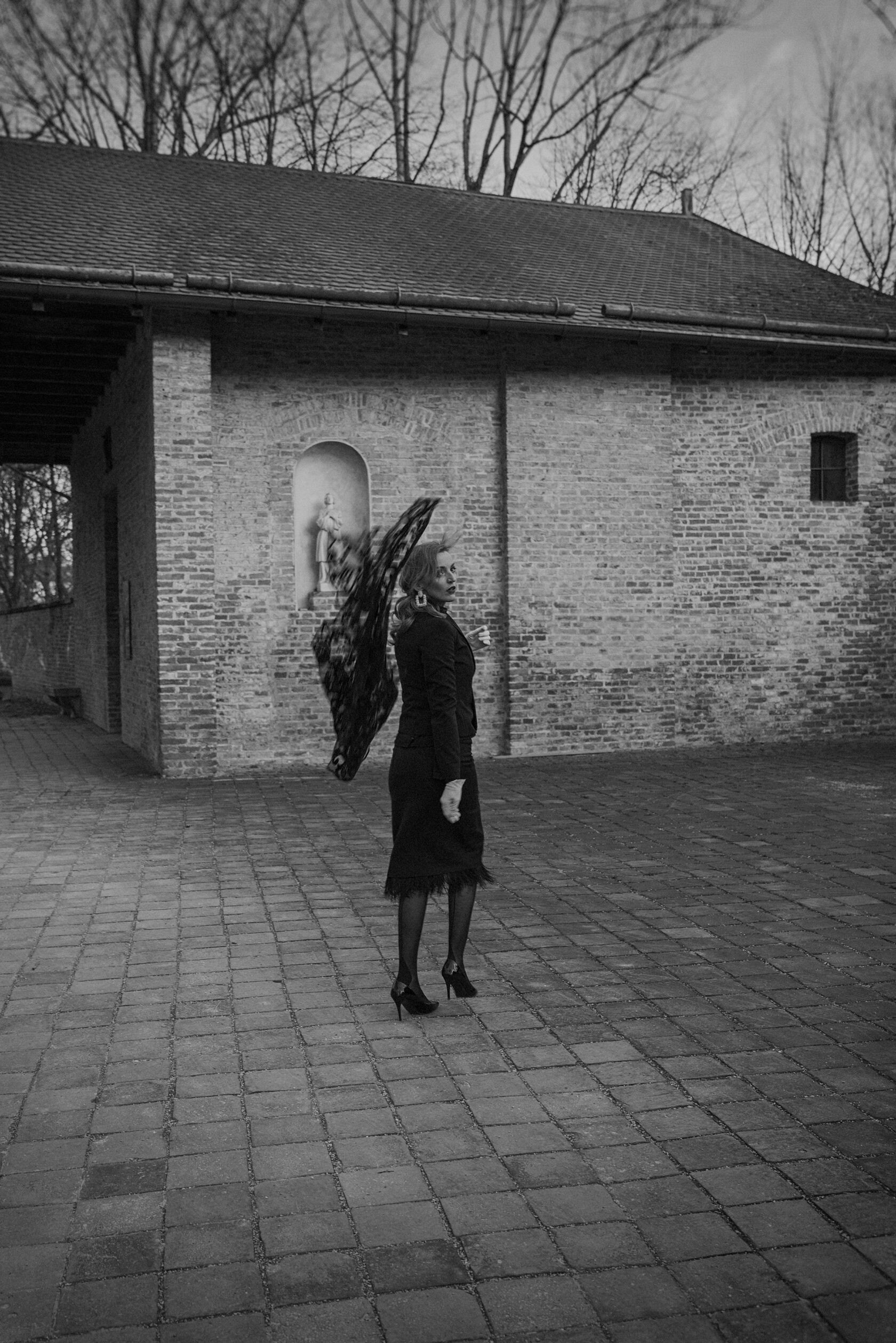 Scene from The Funeral by Evgenia Huber