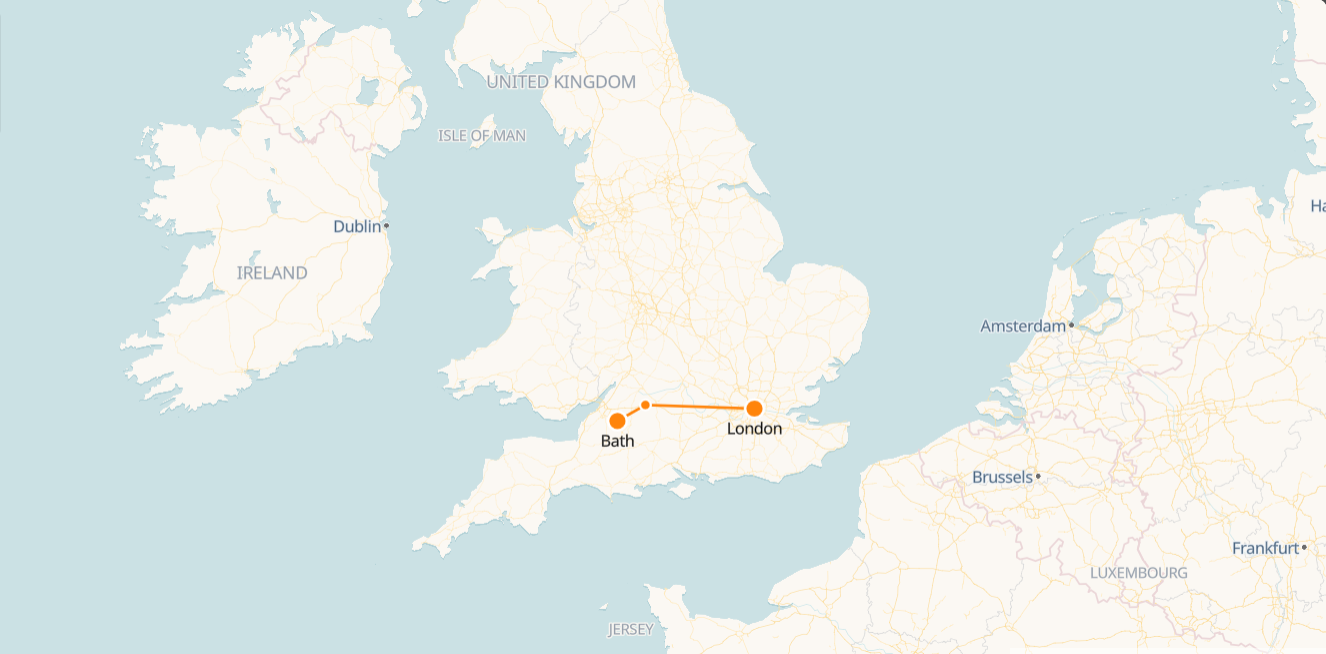 Bath to london by train discount
