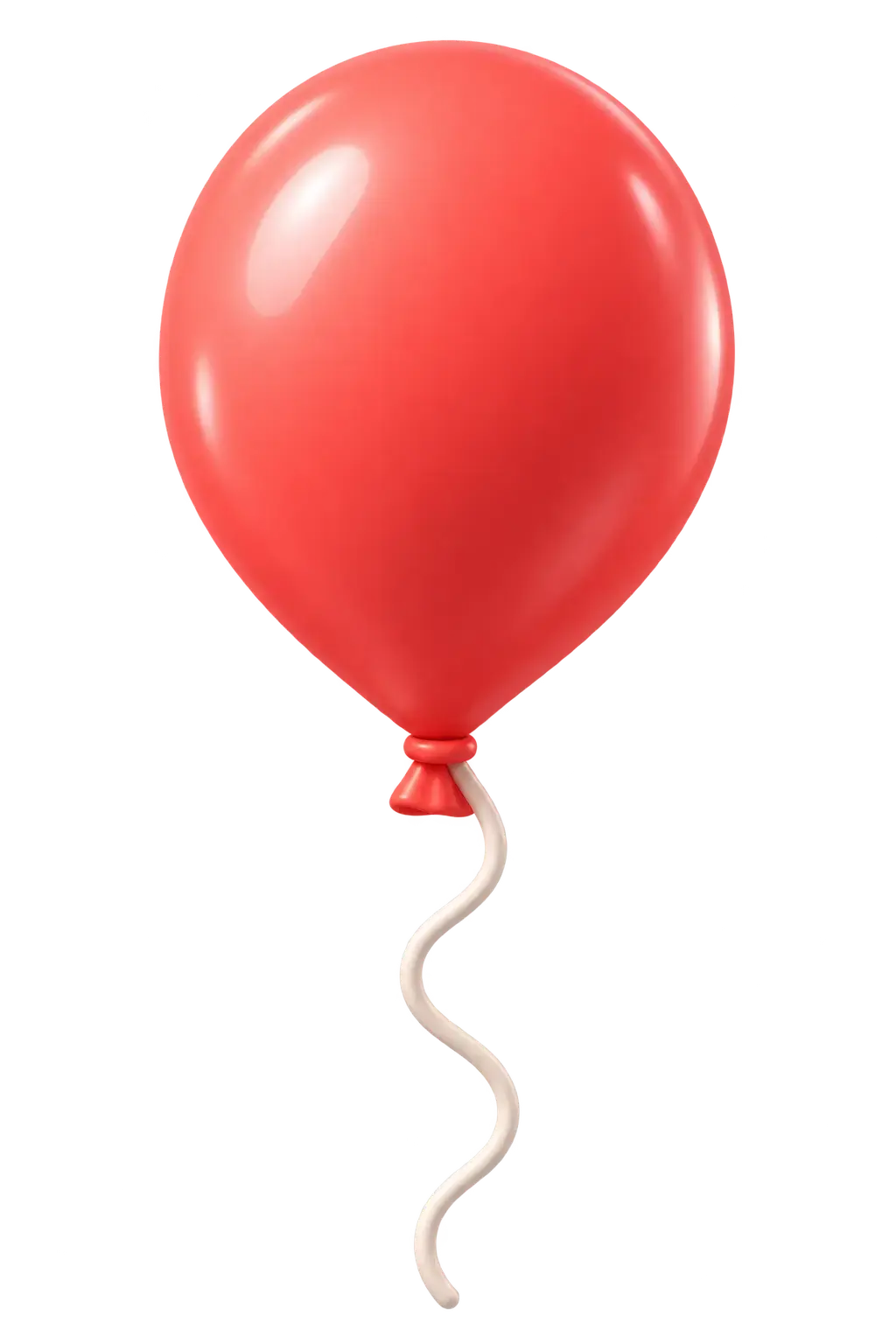 3D-Illustration eines roten Luftballons als Dekoration für den Kindergeburtstag bei IZSO NaturArt in Lahr