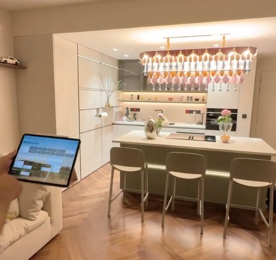 DIFC Apartments — interior and control interface