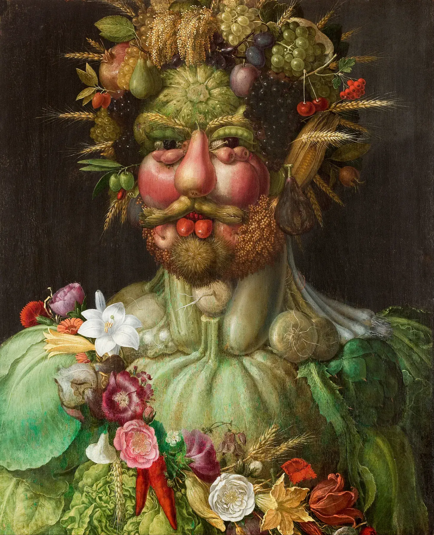 Giuseppe Arcimboldo. Vertumnus, 1591