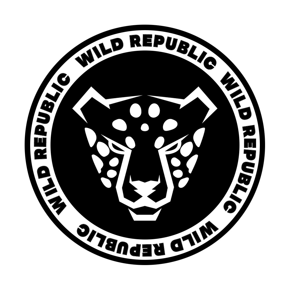 Wild Republic video production company logo Wild Republic creative media agency logo Wild Republic production studio Latvia logo Wild Republic commercial video production logo