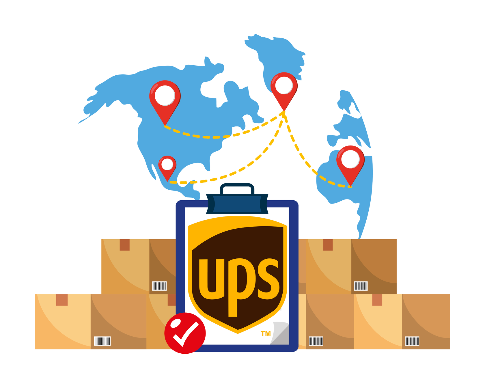 Shipping rules for UPS drop box, dry ice, ground shipping, alcohol