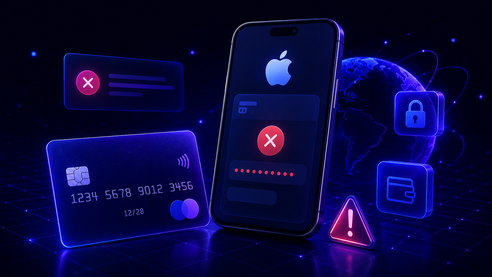 Недействительный номер кредитной карты в Apple