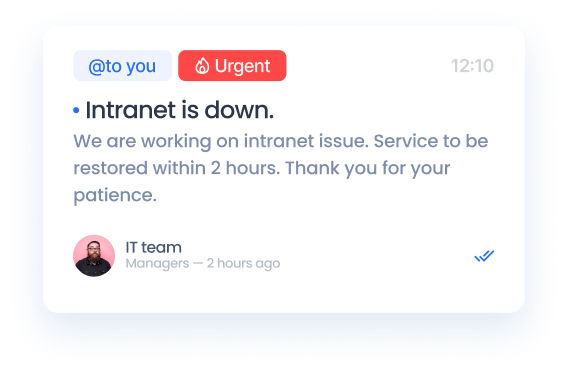 it outage communication