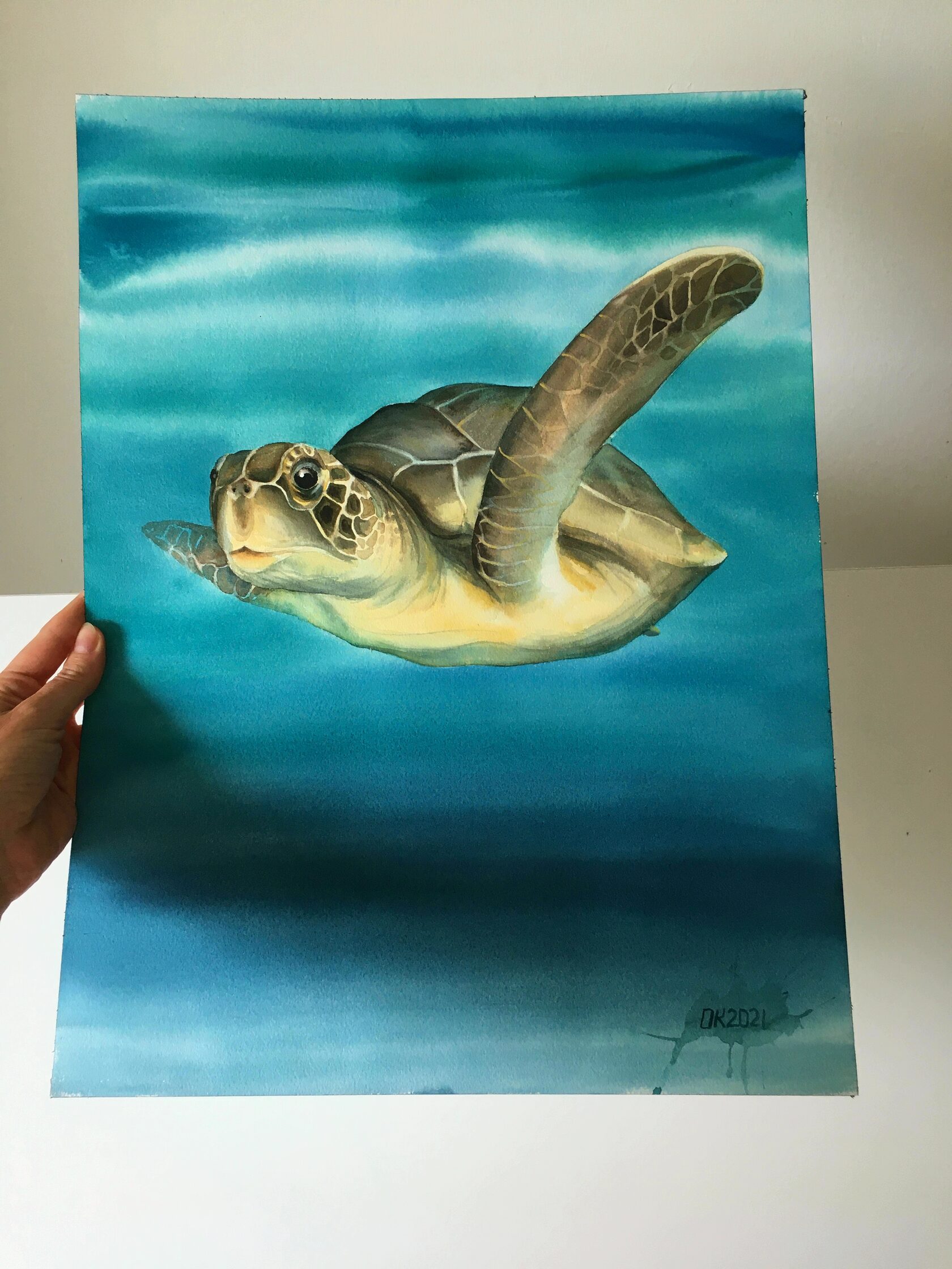 Sea Turtle painting