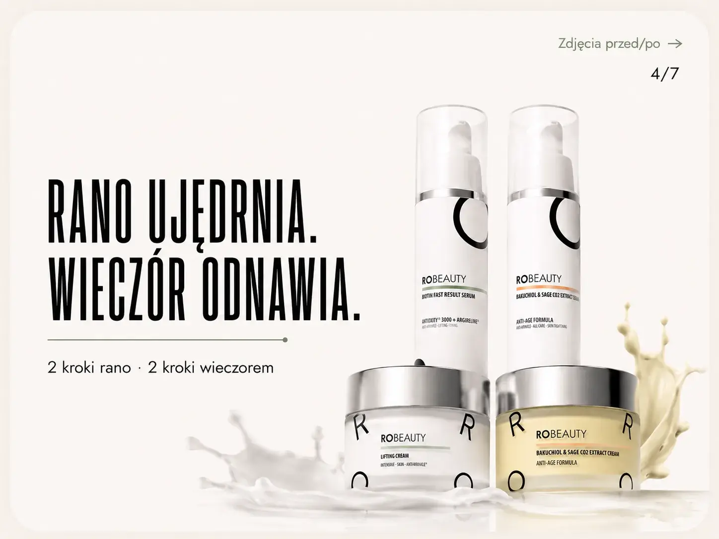 MAX lifting — aplikacja serum