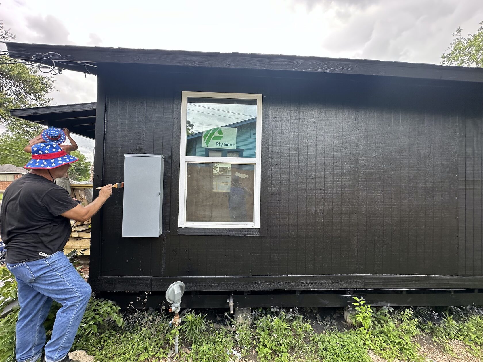 Exterior painting · Work in progress — Austin house flip by Kir Remodeling