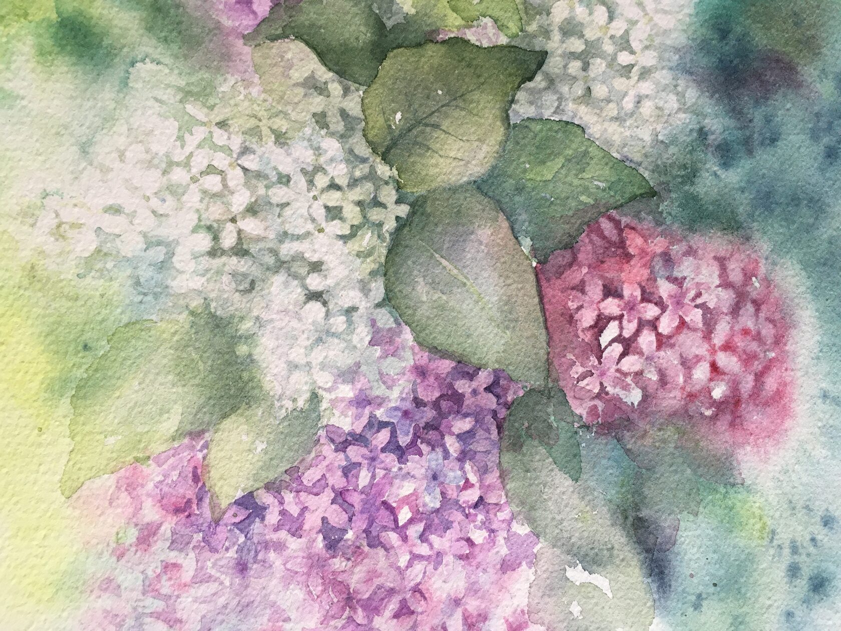 Lilac bouquet Art