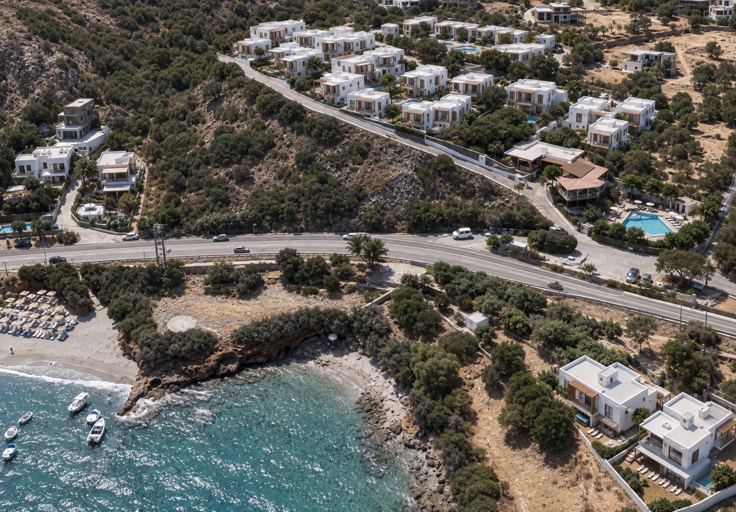 AMMOUDARA property architectural visualisation in Crete