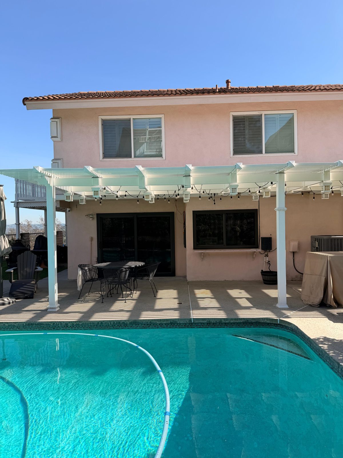 Patio slider security screen installed in Orange County, CA