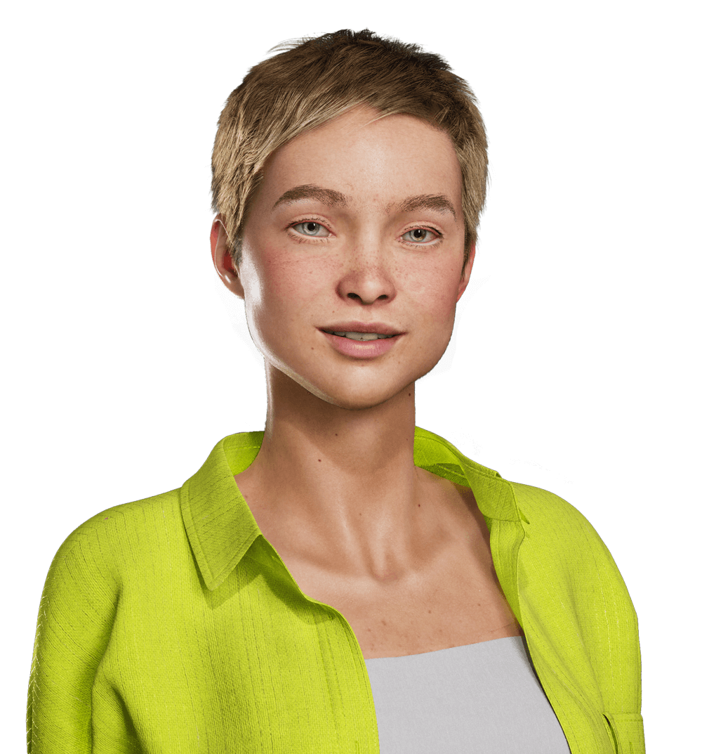 Виртуальный персонаж в игровом движке Unreal Engine отличается реалистичной графикой и применяется в создании контента, прямых эфирах