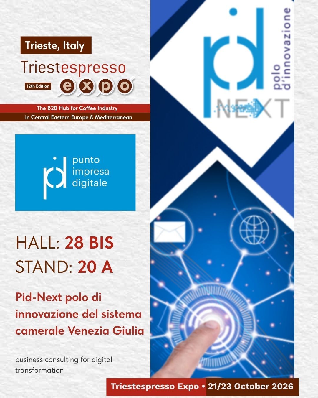 PID-Next - Triestespresso Expo booth