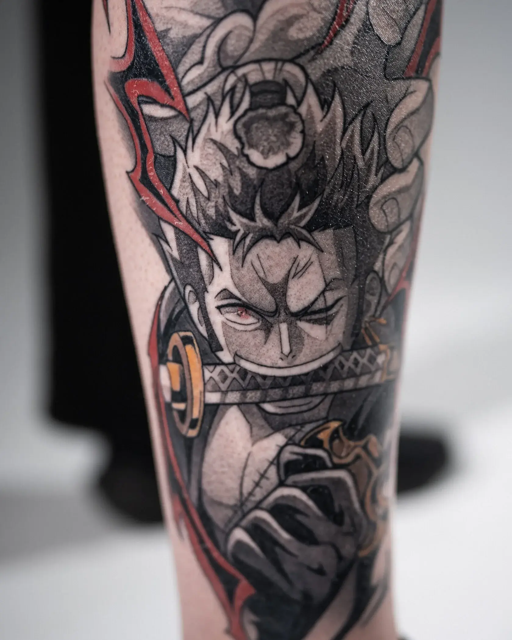 Anime Tattoo Beispiel 1 - Brennnessel Tattoo Berlin