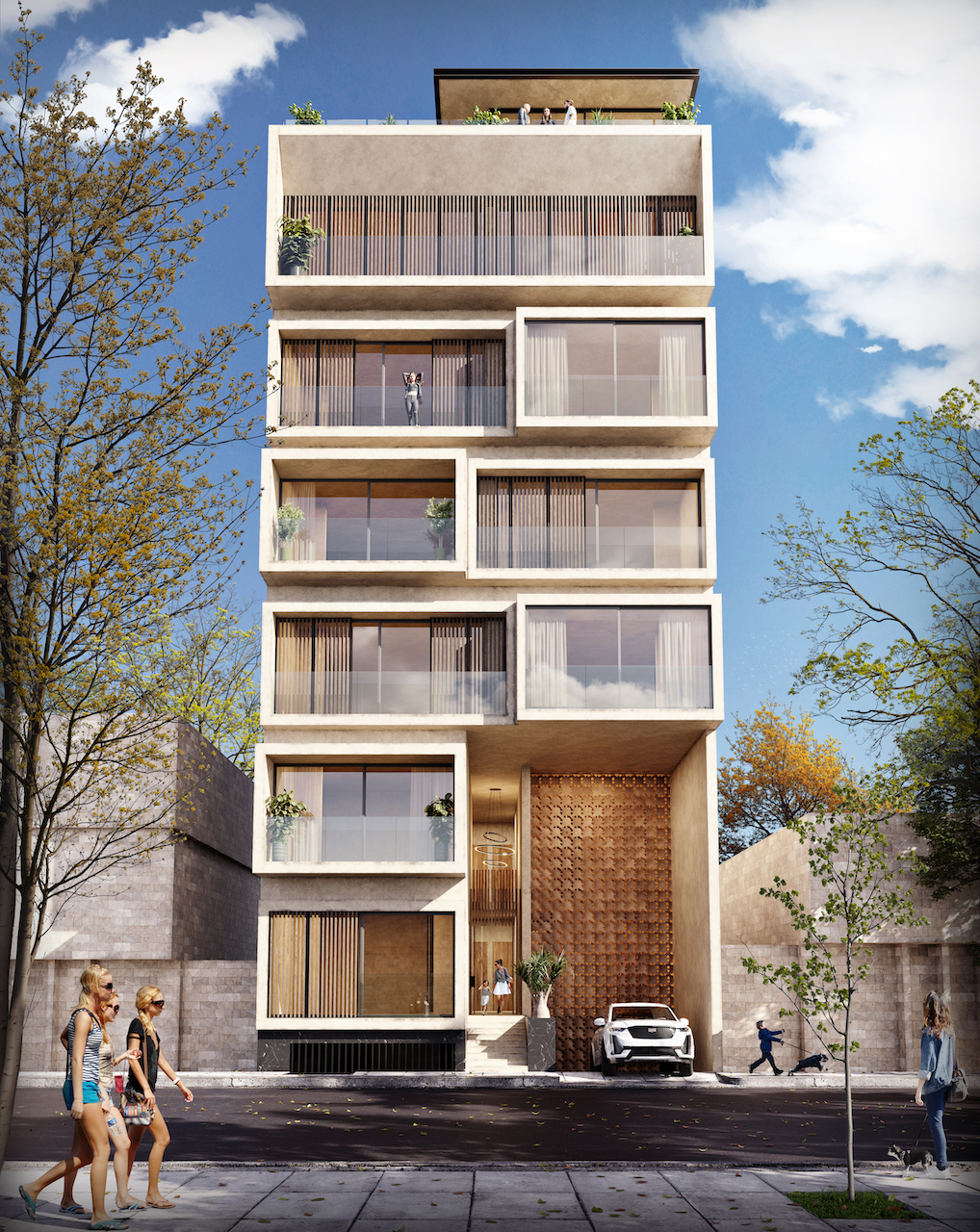Belle Âme facade — developer rendering