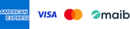 Принимаем к оплате: American Express, Visa, Mastercard, maib