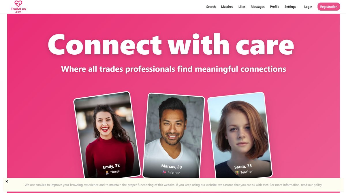 TradeLuv home page
