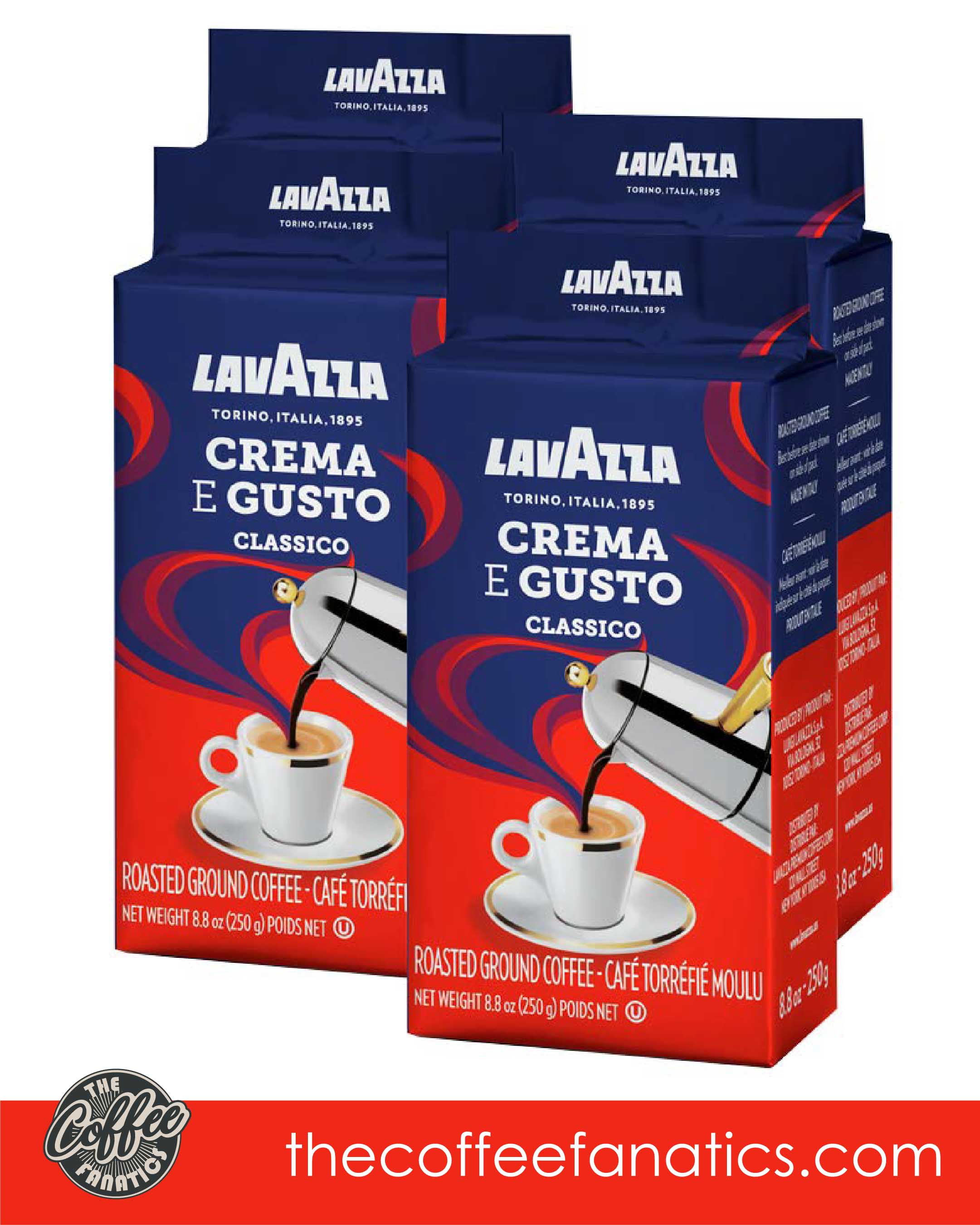 LavAzza Crema e Gusto Classico Roasted Ground Coffee, 8.8 oz - City Market