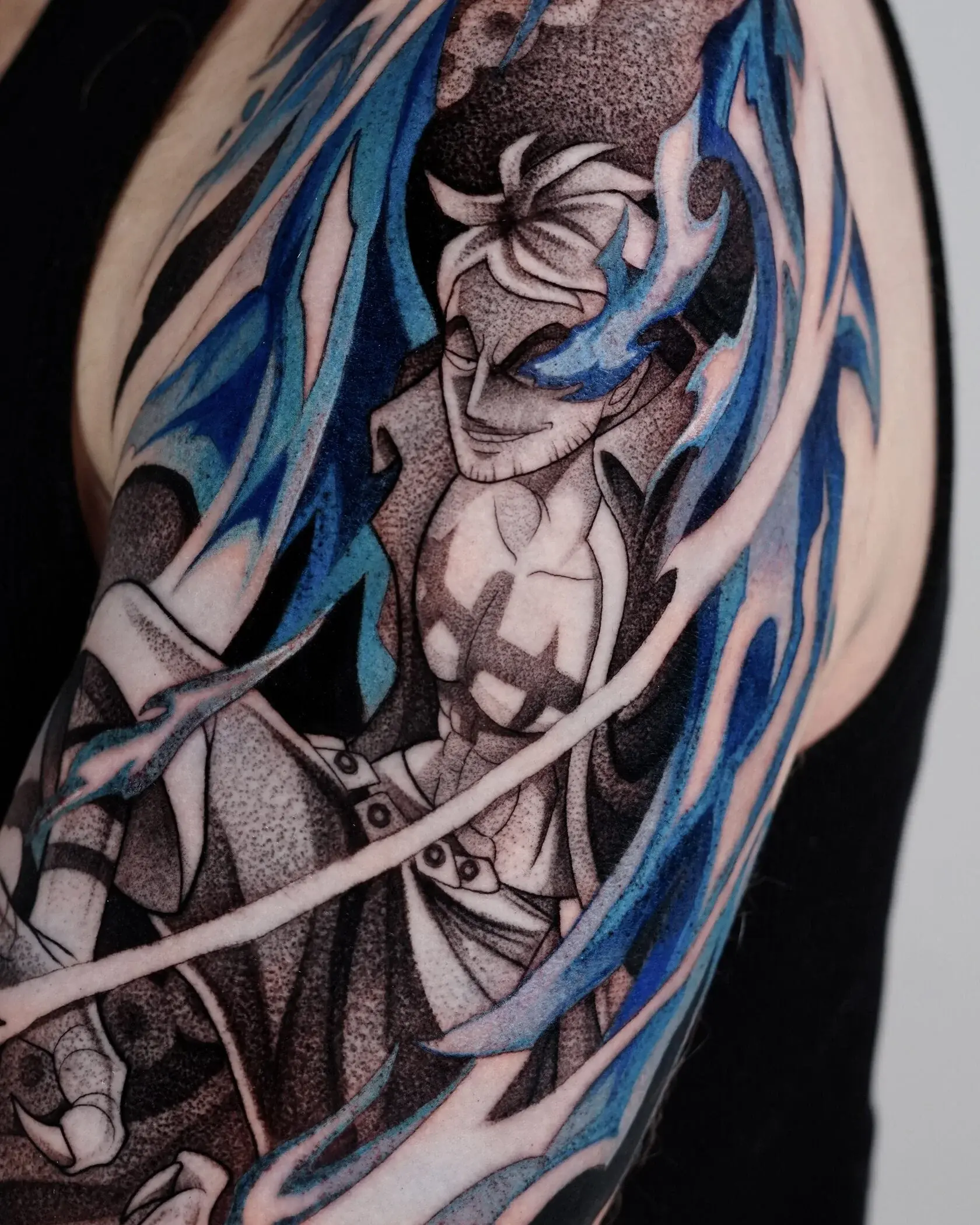 Anime Tattoo Beispiel 2 - Brennnessel Tattoo Berlin