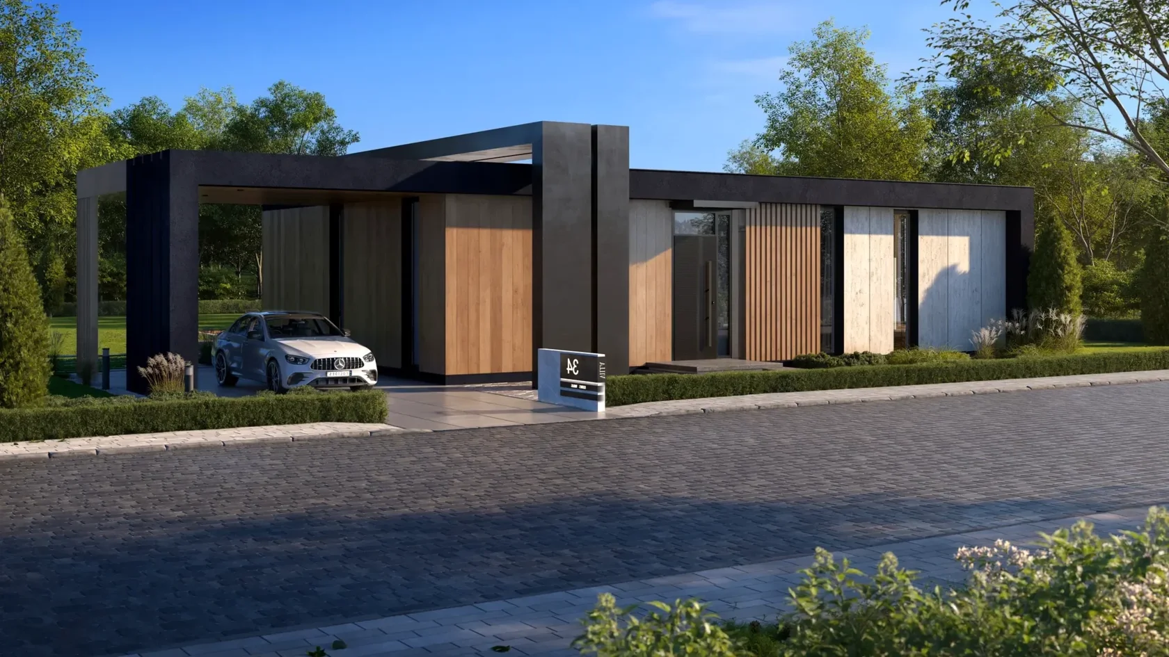 Equides Villas Лісники — фасади та територія проєкту