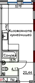 Студии — вариант 2 в Пространстве на Радостной