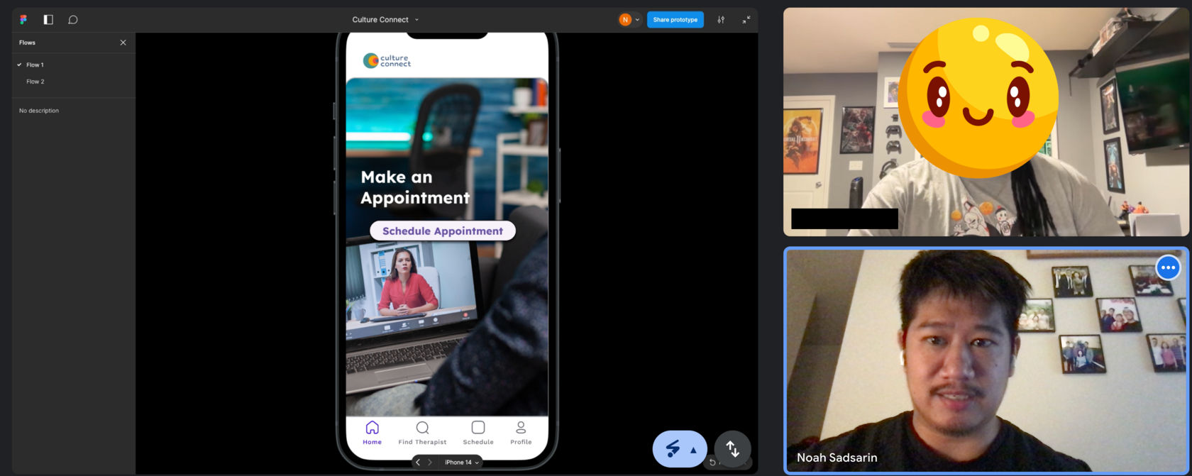 Screenshot of Moderated Usability Study