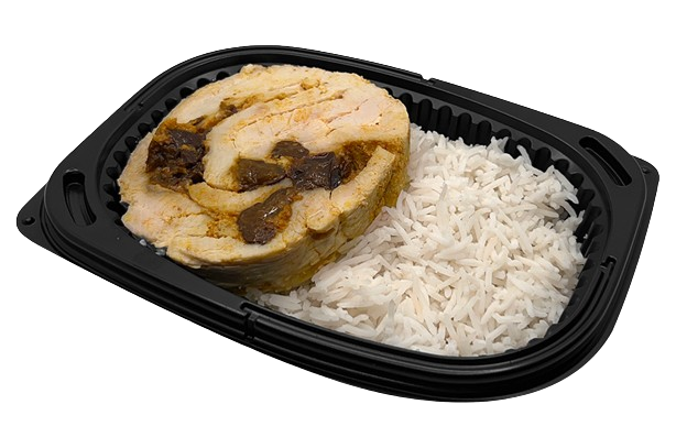 Turkey with prune and lentils
