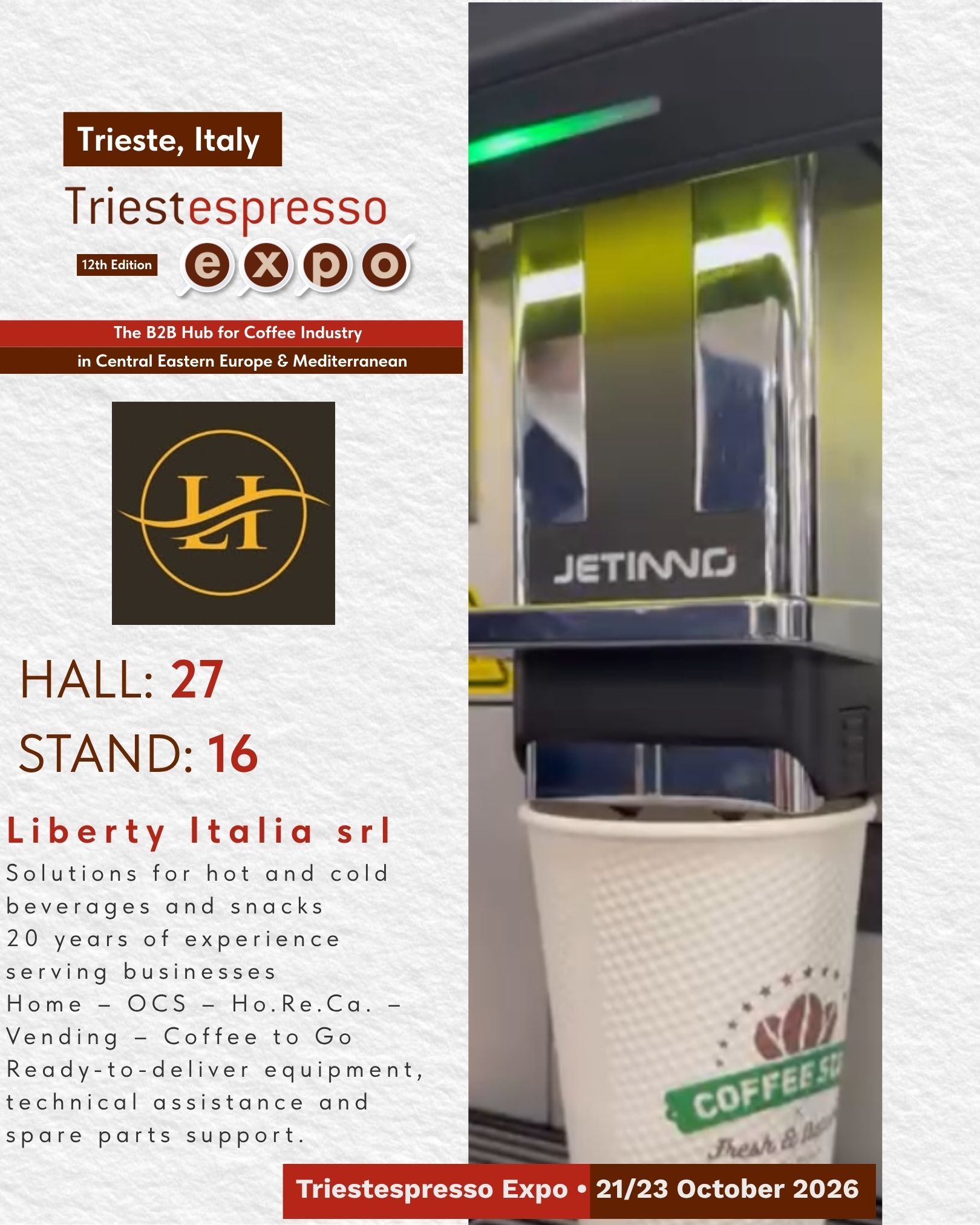 Liberty Italia - Stand Triestespresso Expo