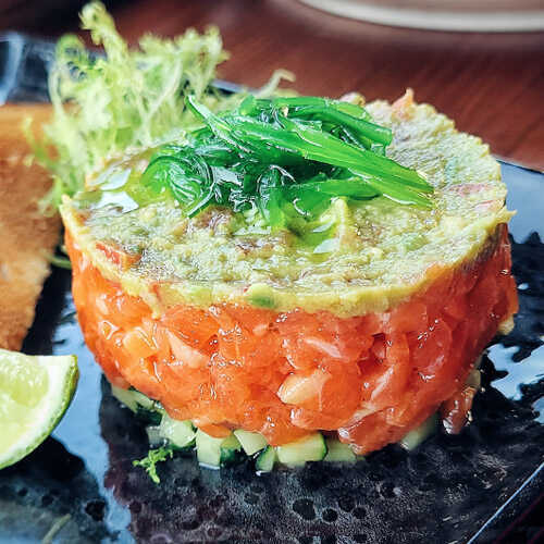 Заказать тартар из лосося в ресторане DEPO Salsa Grill Киев