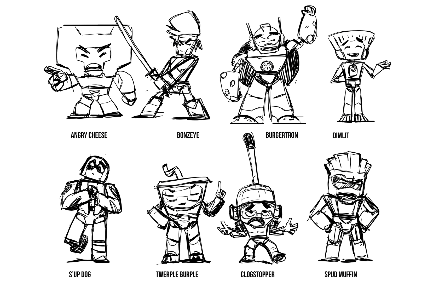 Main Characters Lineup