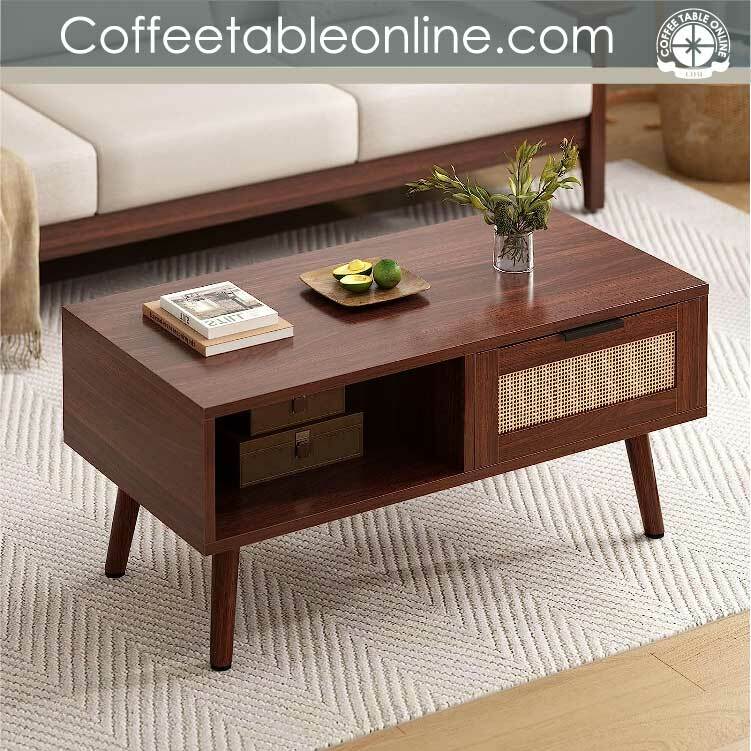 Best Rectangle Mid Century Modern Coffee Tables for 2023 | Table of 10 ...