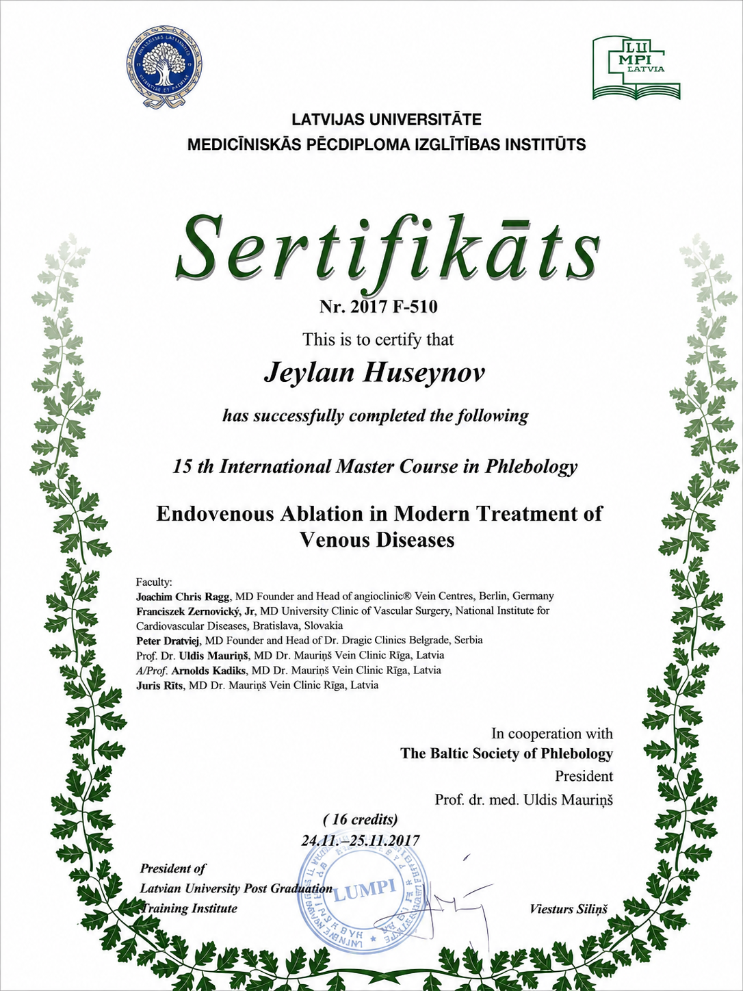 Certificate 16