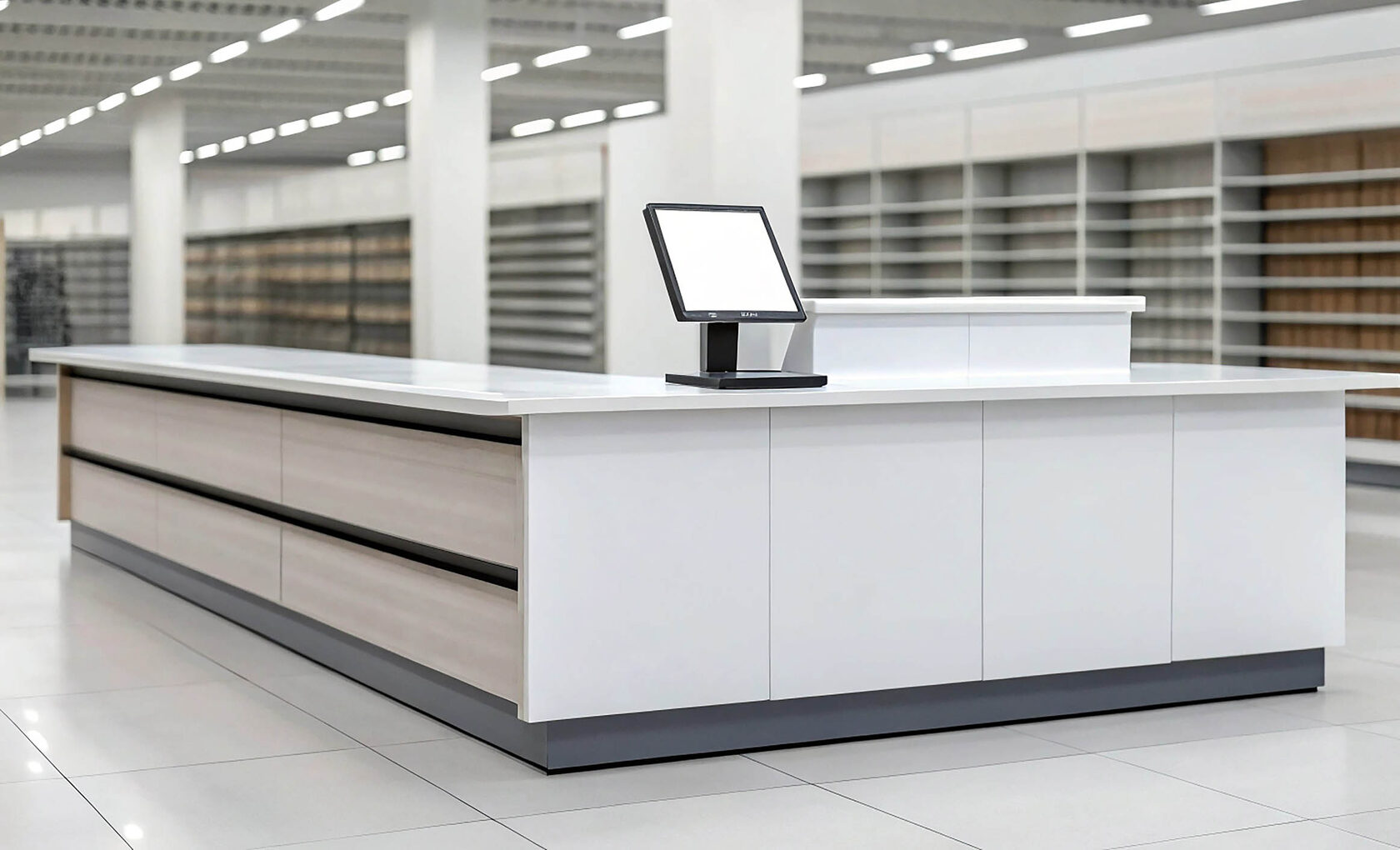 Checkout Counter Wrapping Services | Retail & Store Renovation Alternative