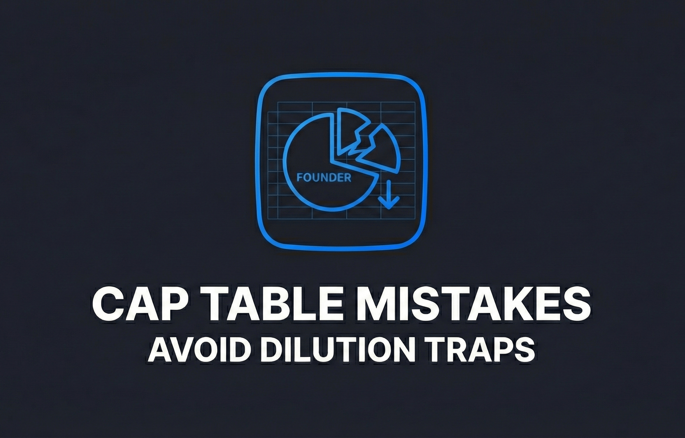 Cap Table Mistakes Avoid Dilution Traps