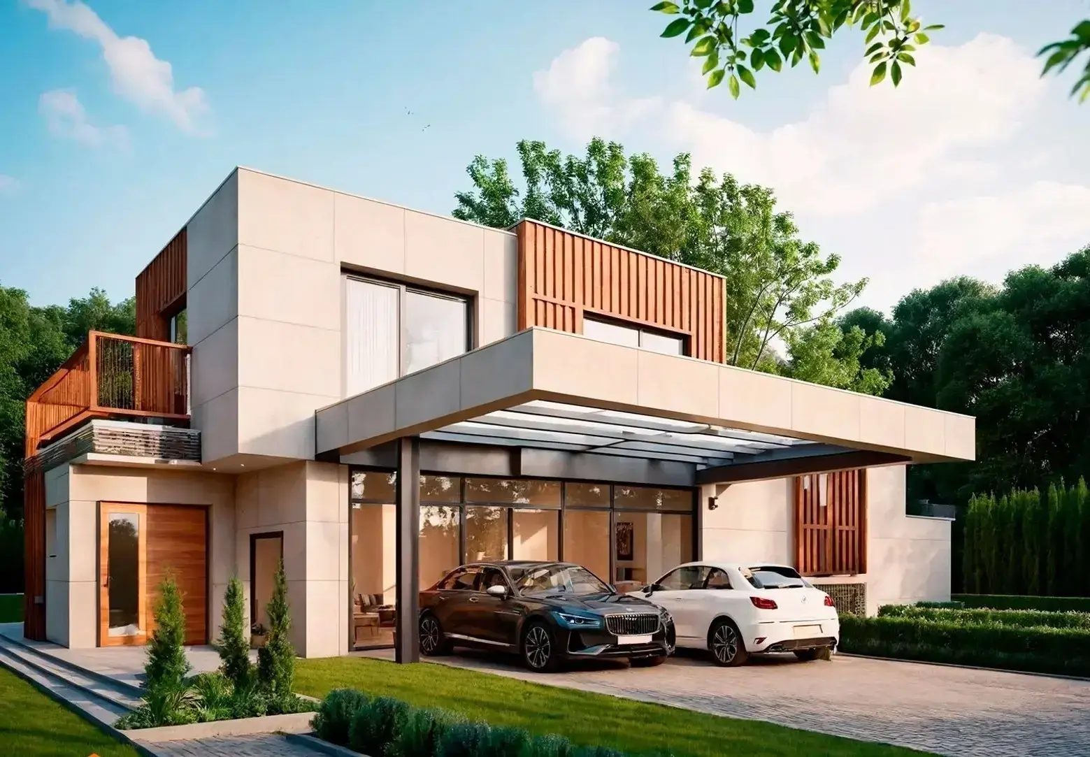 КМ Gross Liebental — архітектура приватних будинків