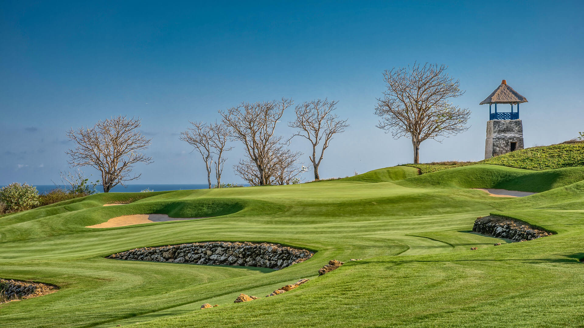 Bukit Pandawa Golf course with ocean views