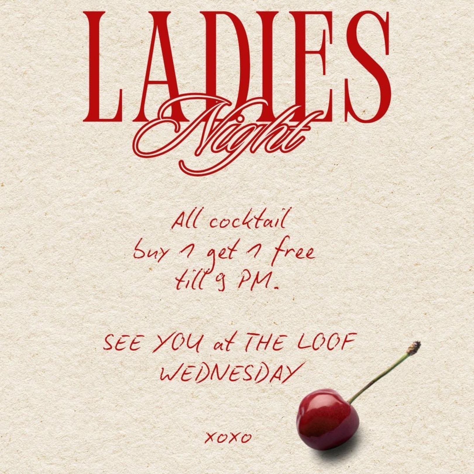 Акция ladies night в the loof bar на Пхукете по понедельникам