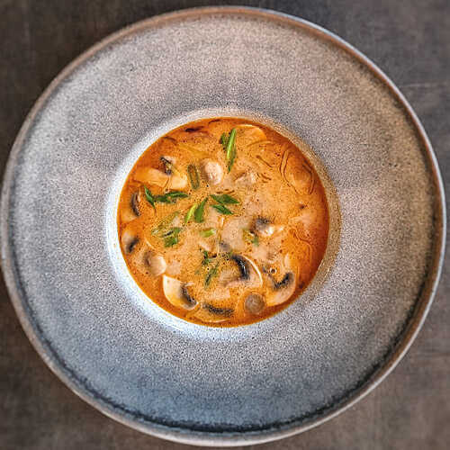 Order Tom yam with seafood