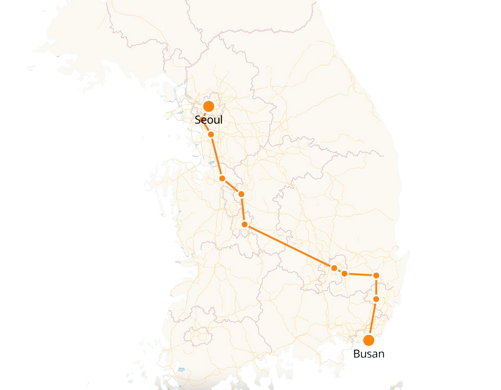 Horaire des trains KTX | De Séoul à Busan - Trains à grande vitesse KTX