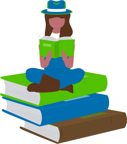 девушка с книгой