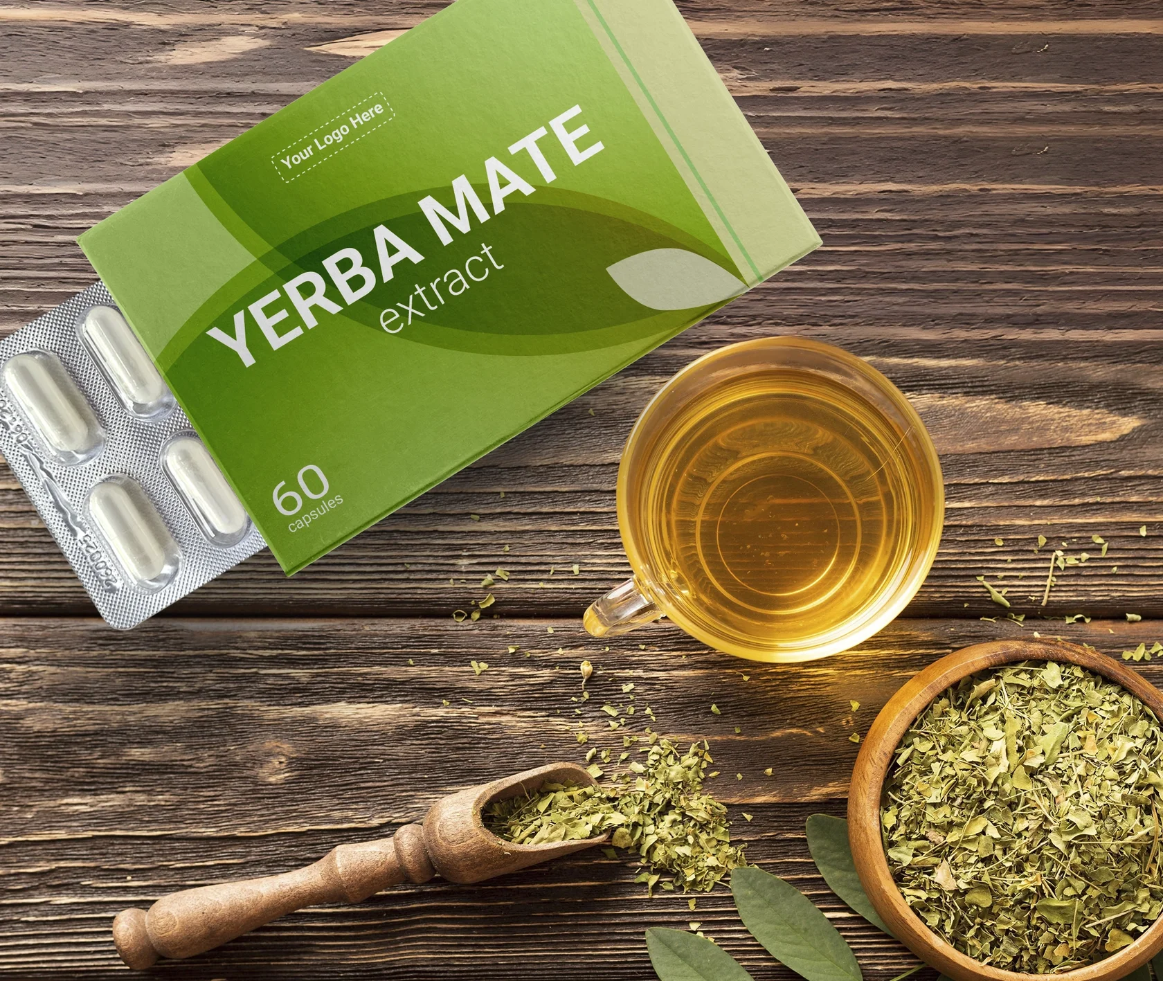 Yerba Mate Set With Accessories Stimulating Two Pack Ofyerba