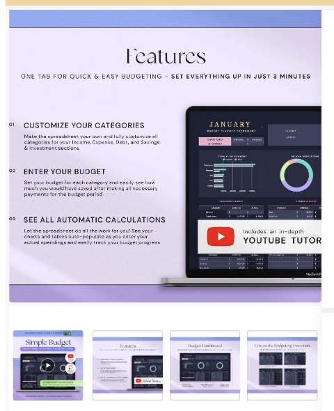 Budget Planner Dark Mode