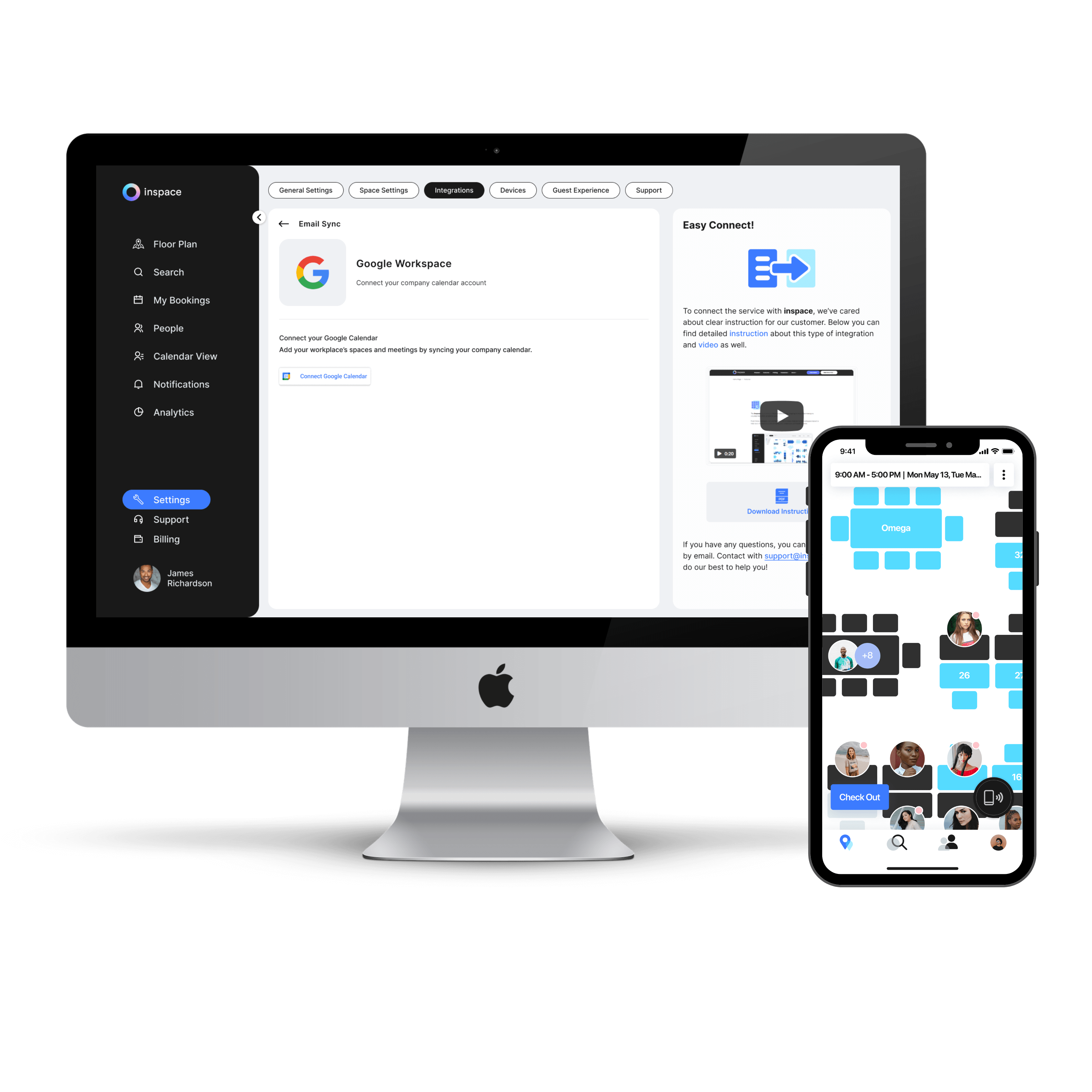 Integration: Google Workspace | inspace Help Center