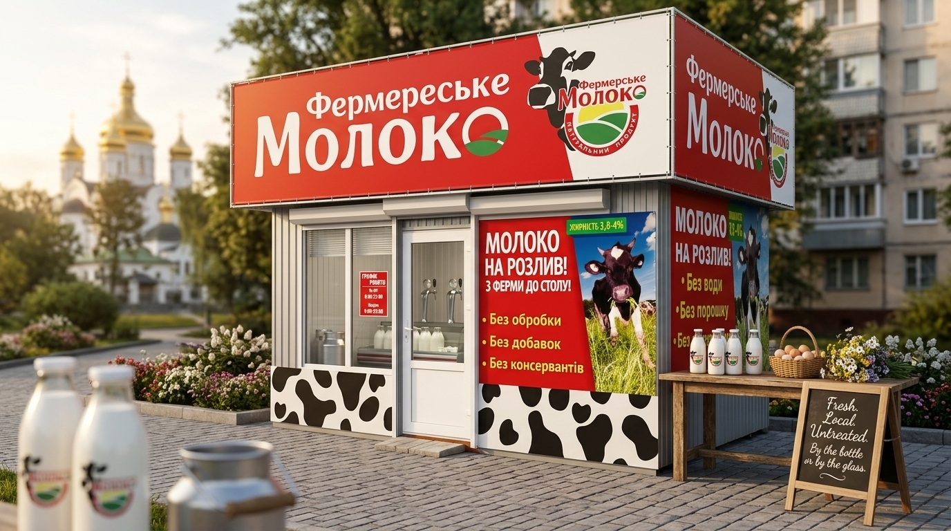 Молоко від фермера, точка А