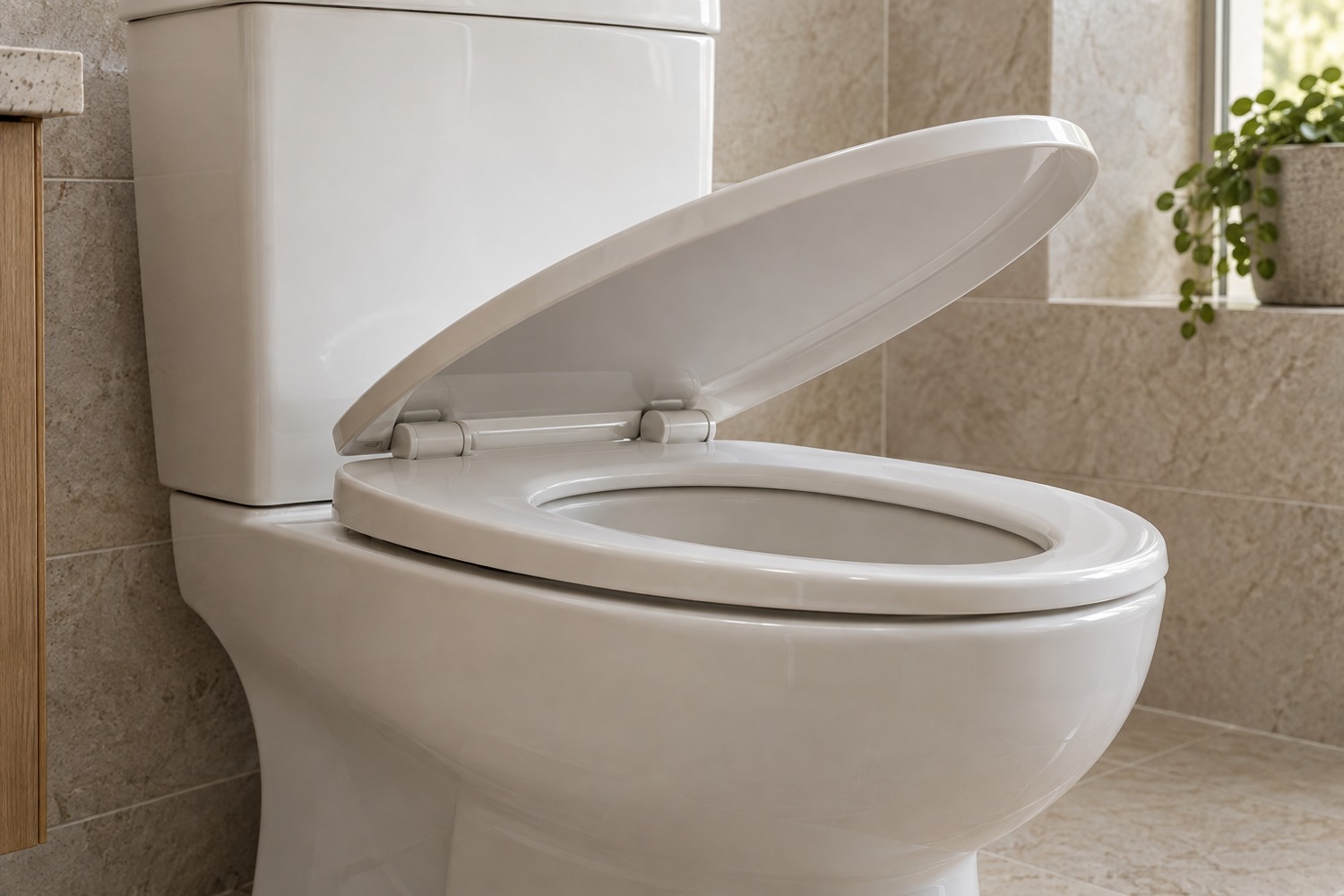 Soft-close toilet seat