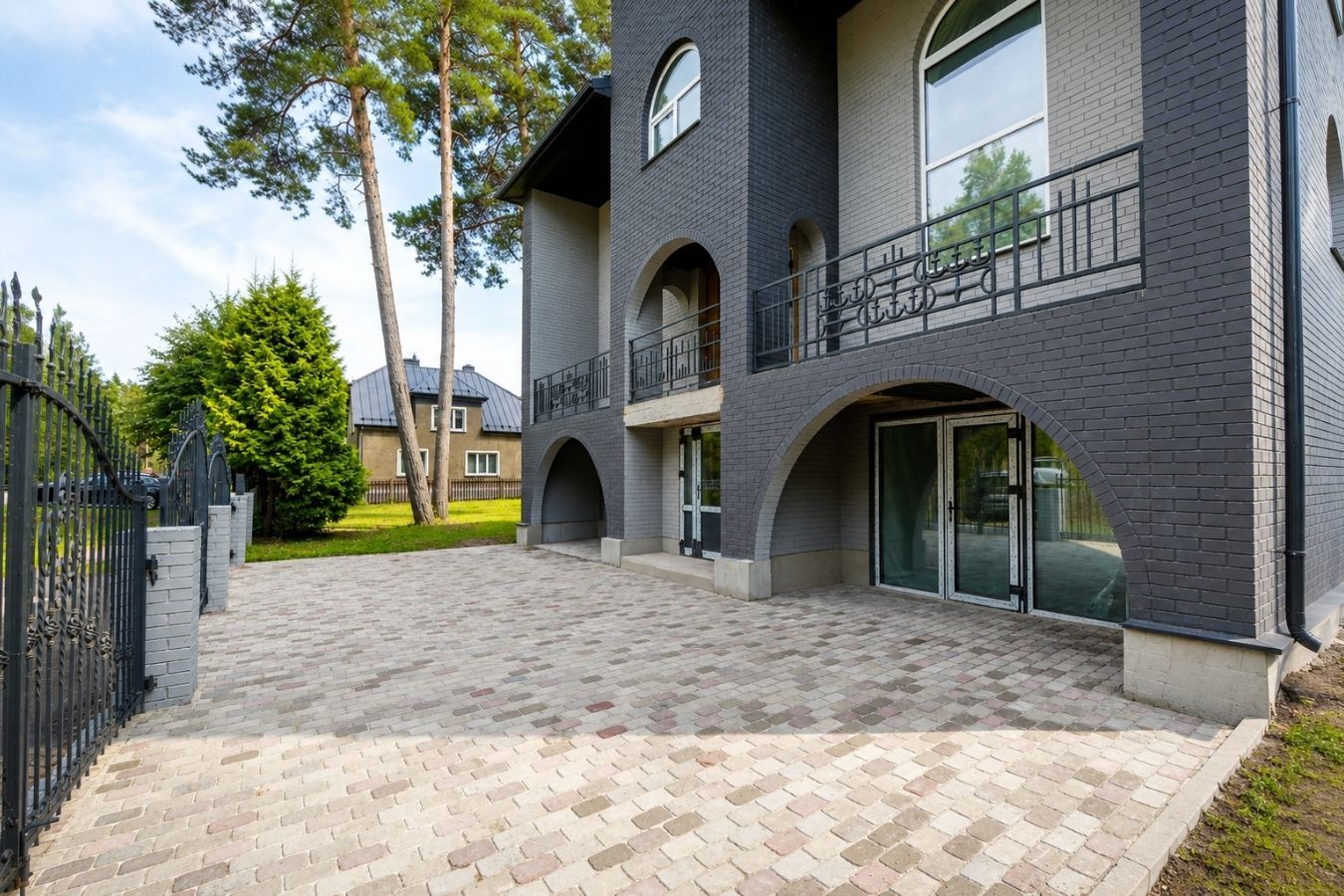 Current front exterior of the guesthouse