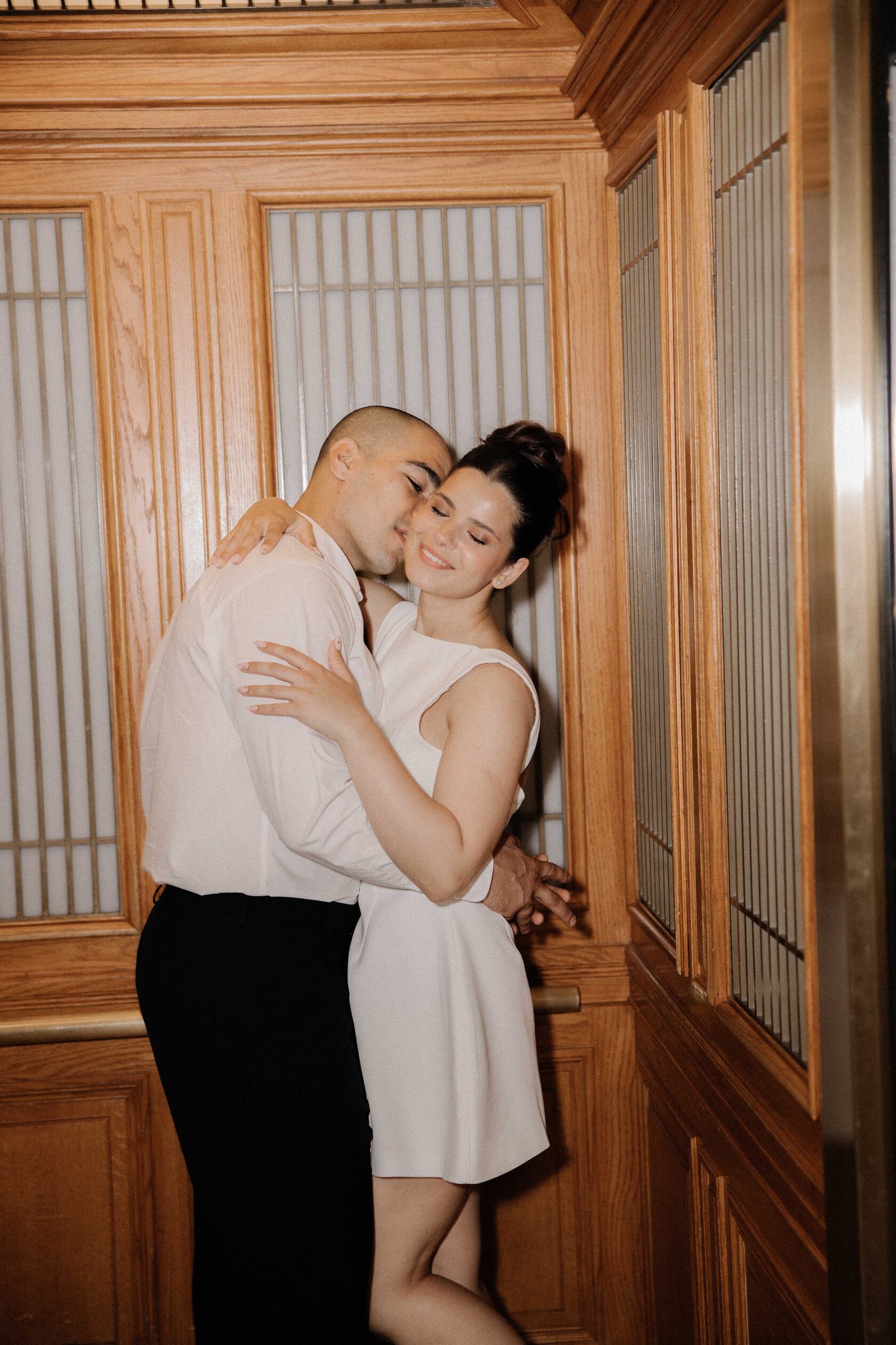 San Francisco City Hall candid wedding moment
