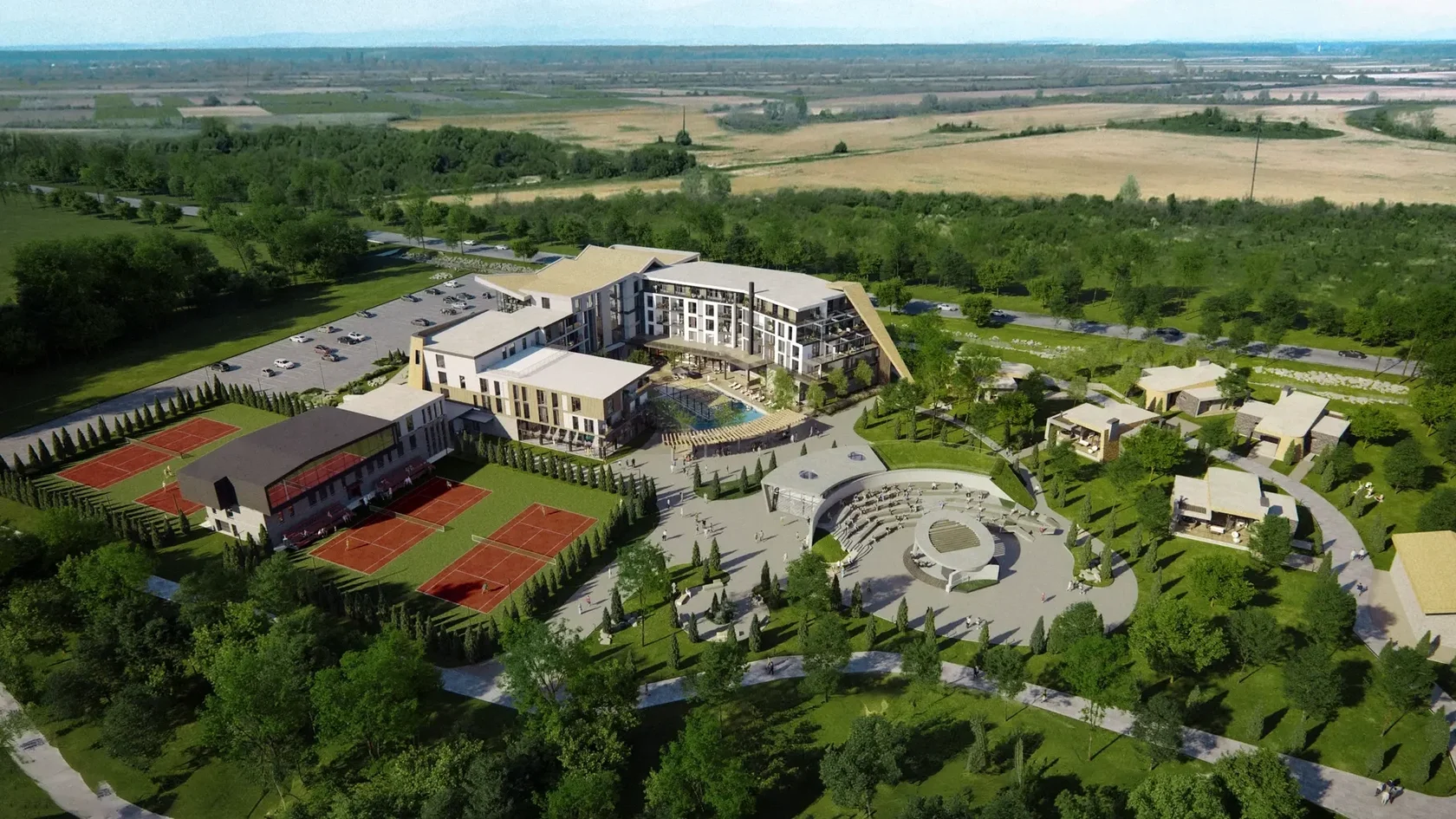 Apartel Kosyno Family Resort — территория курорта