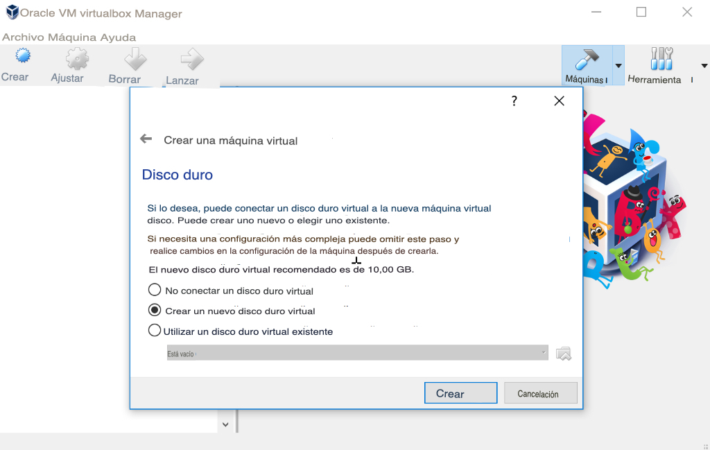 Cómo instalar Linux utilizando Virtualbox